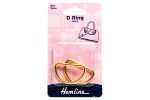 D-Rings, 32mm, Gold (pack of 2)