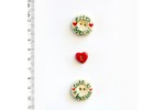Handmade 'Extra Special' Buttons, Round, 23mm (pack of 3)