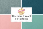 Decracraft Wool Felt Sheet - 2mm - 22 x 22 cm (9" x 9")