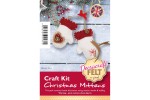 Decracraft Felt Craft Kit - Christmas Mittens
