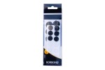 Korbond - Hook & Loop Handy Dots, Black & White, 12pcs, 2 sizes