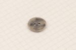 King Cole BT350 - 'Shine' - Metal Button, 2 Hole, Old Silver, 18mm