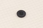 King Cole BT409 - 'Timeless' - Round Button, Plastic, 4 Hole, Slate, 15mm
