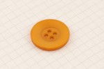 King Cole BT418 - 'Timeless' - Round Button, Plastic, 4 Hole, Mustard, 23mm