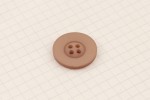 King Cole BT427 - 'Timeless' - Round Button, Plastic, 4 Hole, Camel, 23mm
