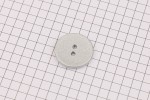 King Cole BT506 - 'Fjord' - Round Button, Glitter Plastic, 2 Hole, Silver, 32 ligne, 20mm