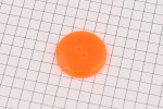King Cole BT532 - 'Jitterbug' - Round Button, Plastic, 2 Hole, Neon Orange, 36 ligne, 23mm