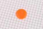 King Cole BT535 - 'Jitterbug' - Round Button, Plastic, 2 Hole, Neon Orange, 32 ligne, 20mm