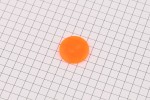King Cole BT538 - 'Jitterbug' - Round Button, Plastic, 2 Hole, Neon Orange, 28 ligne, 18mm