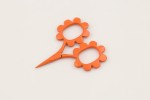 Kelmscott Design - Flower Power Scissors - Orange