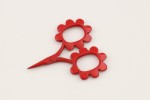 Kelmscott Design - Flower Power Scissors - Red