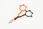 Kelmscott Design - Frightweb Scissors - Black/Orange
