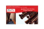KnitPro Single Point Knitting Needles - Symfonie Wood - 25cm Set of 8