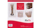 KnitPro Double Point Knitting Needles - Symfonie Wood - 20cm Socks Kit