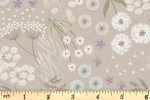 Lewis and Irene - Fairy Clocks - Fairy Plants - Cream Linen (A509.1)