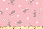 Lewis and Irene - Bunny Hop - Bunny - Pink (A529.2)