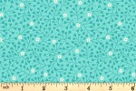 Lewis and Irene - Spring Treats - Mini Heart Floral - Blue (A589.3)