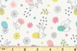 Lewis and Irene - Spring Treats - Chicks and Bunnies - Cream (A590.1)