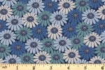 Lewis and Irene - Shinrin Yoku - Compact Floral - Blues (A643.2)