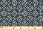 Lewis and Irene - Folk Floral - Cross Stitch - Navy Blue (A668.3)