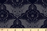 Lewis and Irene - Cast a Spell - Floral Bat - Grey (A720.3)