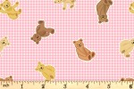 Lewis and Irene - Teddy Bear's Picnic - Teddy Bears - Pink (A792.1)