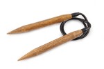 Lykke BIG Fixed Circular Knitting Needles - Mango Wood - 36in/91cm