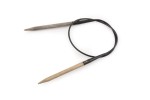 Lykke Fixed Circular Knitting Needles - Driftwood - 16in/40cm
