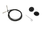 Lykke Interchangeable Needle Cables for 13cm / 5in Shanks - Black Plastic
