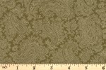 Moda - Puzzle Pieces - Etched Paisley - Warm Green (10107-35)