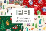 P&B Textiles - Christmas Miniatures 2 Collection