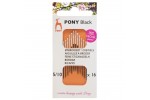 Pony - Black - Crewel Needles with White Eye - Size 5-10 (Pack of 16)