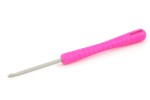 Pony Single End Easy Grip Crochet Hook - Pink - 14cm (3.50mm)