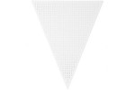 Rico Embroidery Board, Bunting/Garland Triangle, Pack of 10