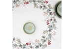 Rico - Christmas Branch Wreath Tablecloth - 90 x 90cm (Embroidery Kit)