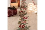 Rico - Christmas Bauble Wreath Table Runner - 40 x 150cm (Embroidery Kit)