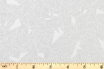 Kingfisher Fabrics - Get Back! - 48505 - White/White