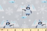 Studio E - Snow Happy - Fishing Penguins - Grey (90)