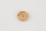 Scheepjes Varnished Olive Wood Round Button, 25mm