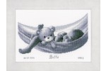 Vervaco - Birth Record - Baby in Hammock (Cross Stitch Kit)