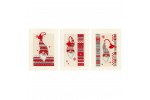 Vervaco - Cards - Christmas Elf - Set of 3 (Cross Stitch Kit)