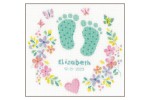 Vervaco - Birth Record - Baby Feet (Cross Stitch Kit)