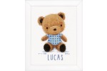 Vervaco - Birth Sampler - Teddy Bear (Cross Stitch Kit)