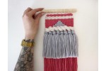 World of Wool - Handwoven Wall Hanging Kit - Rookie - The Pink One (Weaving Kit)