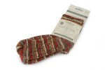 Ready-Made Knitted Socks - Luxury Bluefaced Leicester - Christmas Collection - Robin - Size 3-5