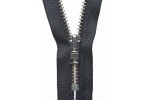 YKK Closed End Trouser Zip, Silver Metal Teeth, 15cm