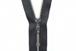 YKK Closed End Trouser Zip, Silver Metal Teeth, 20cm
