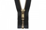 YKK Open End Mediumweight Zip, Brass Metal Teeth, 36cm