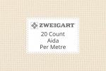 Zweigart Aida - 20 Count (Extra Fine) - Per Metre