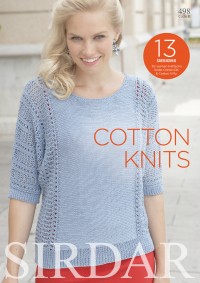 Sirdar 0498 Cotton Knits in Cotton DK & Cotton 4 Ply (booklet)